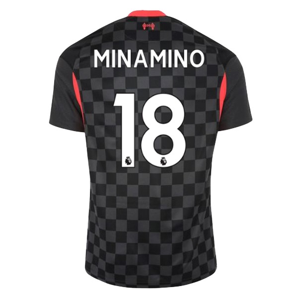 Maglia Liverpool NO.18 Minamino Third 20/21 Nero